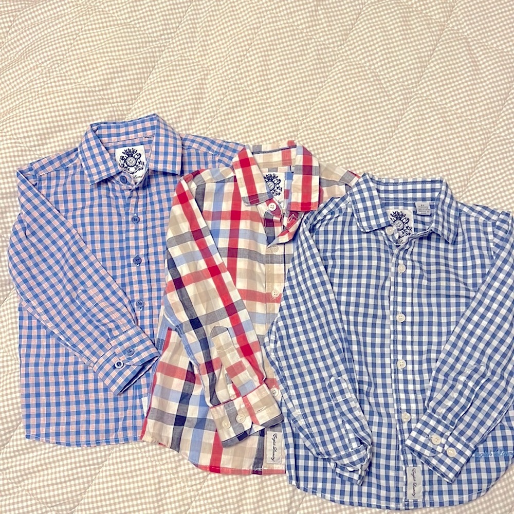 Boys English Laundry lightweight button down dress shirts -(4T)